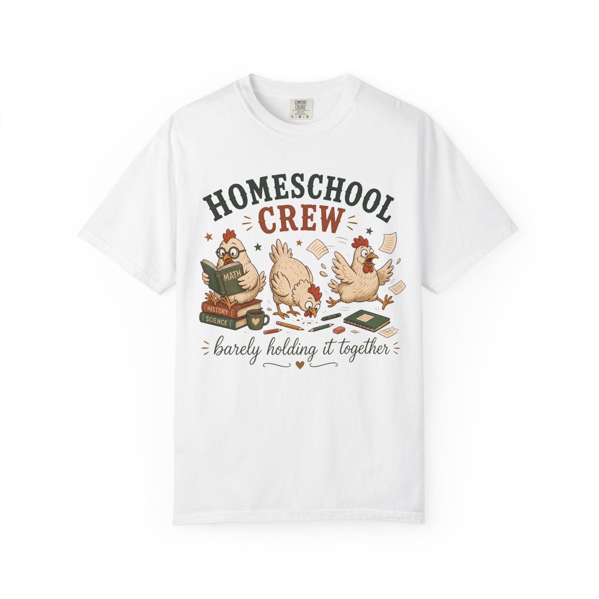 Homeschool Crew Barely Holding it Together T-Shirt