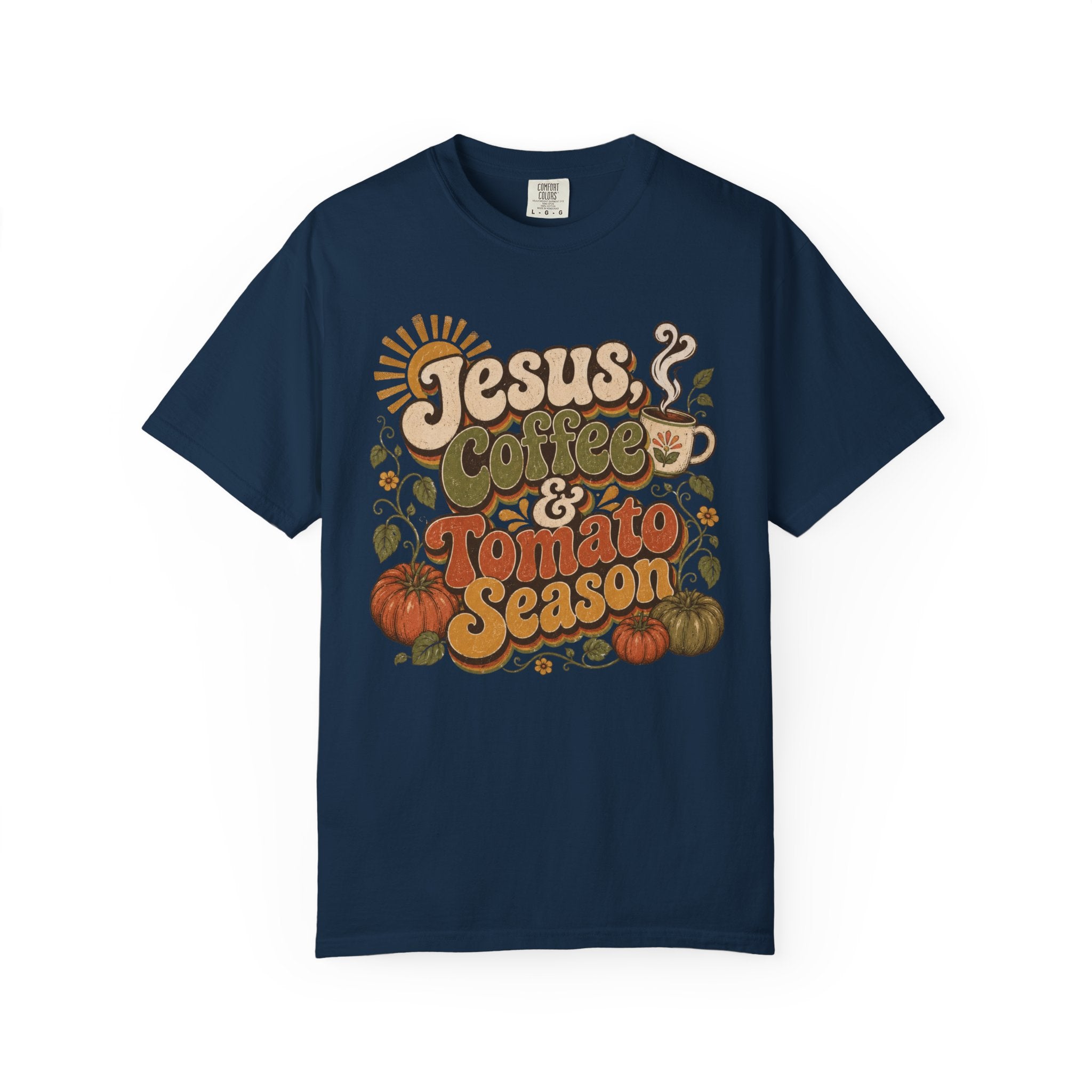 Jesus Coffee & Tomato Season T-shirt