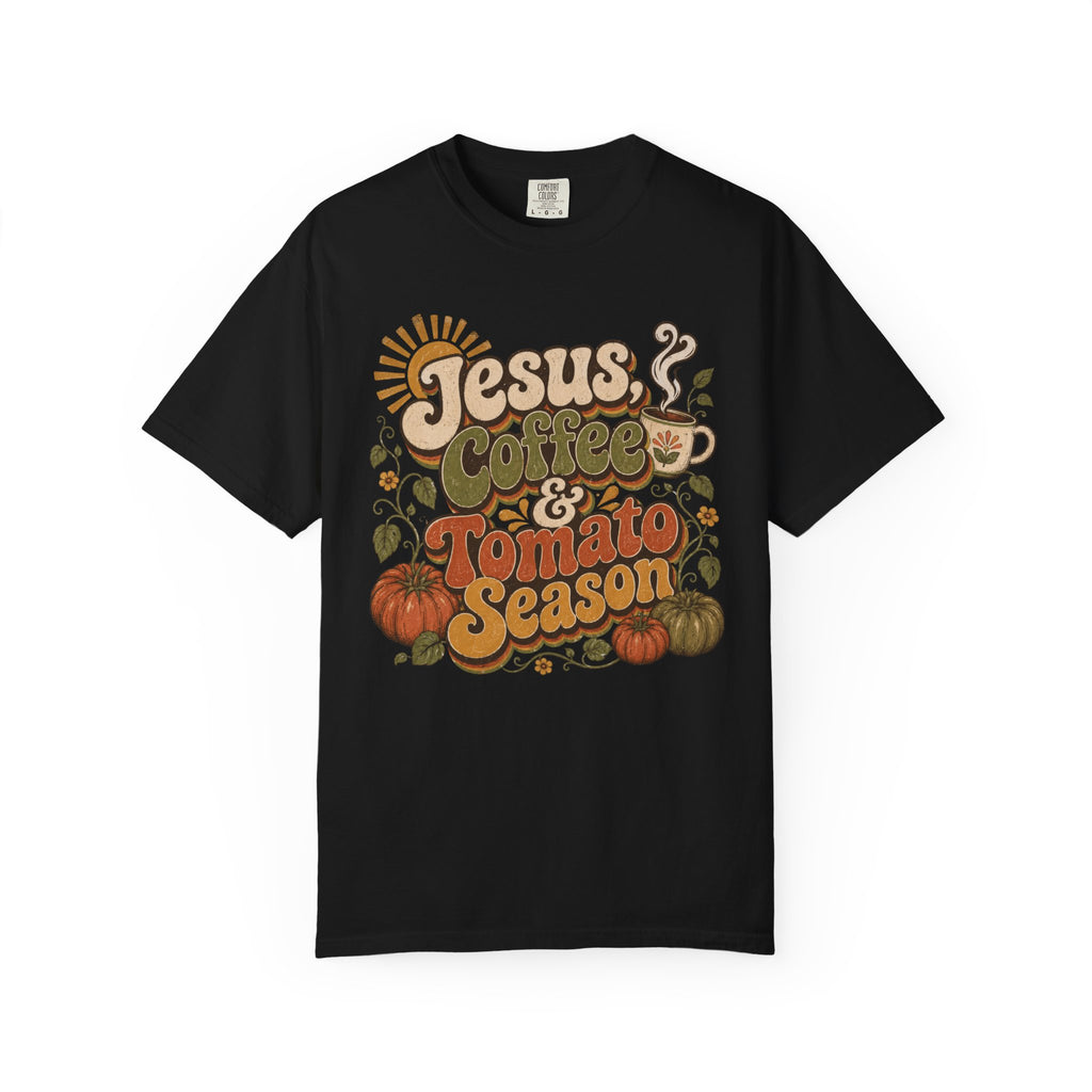 Jesus Coffee & Tomato Season T-shirt