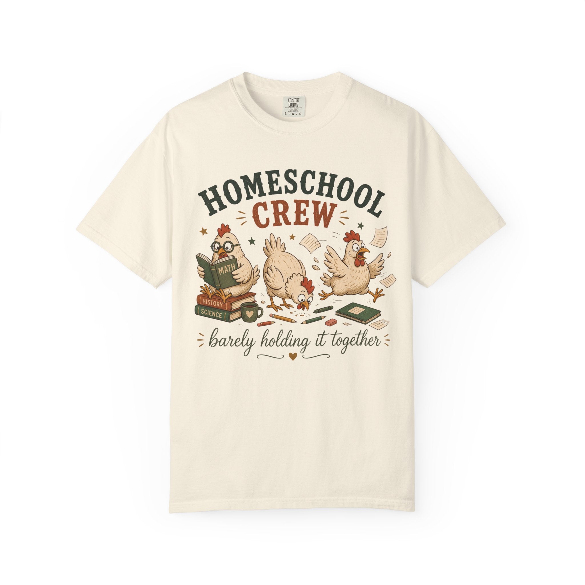 Homeschool Crew Barely Holding it Together T-Shirt