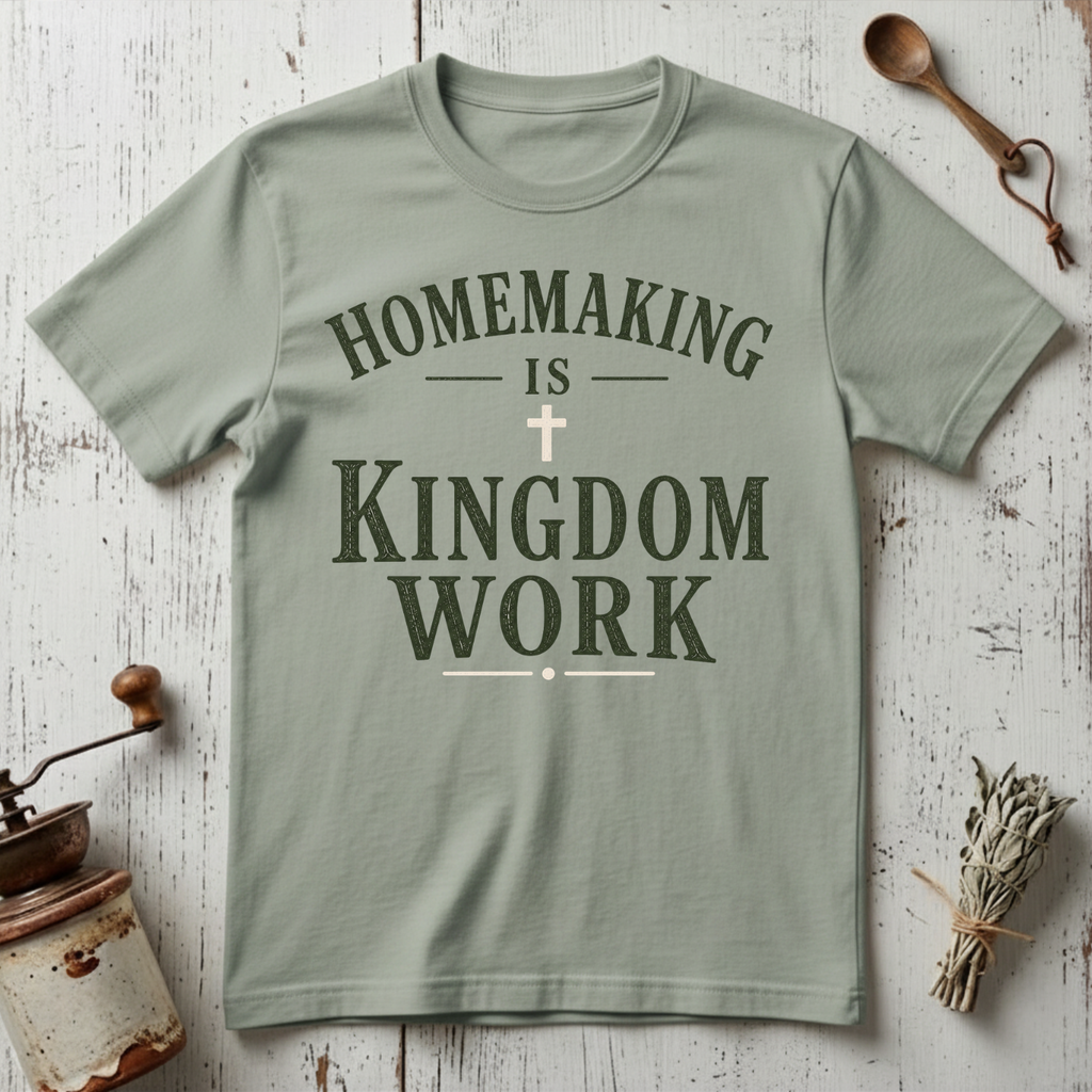Homemaking is Kingdom Work Tshirt