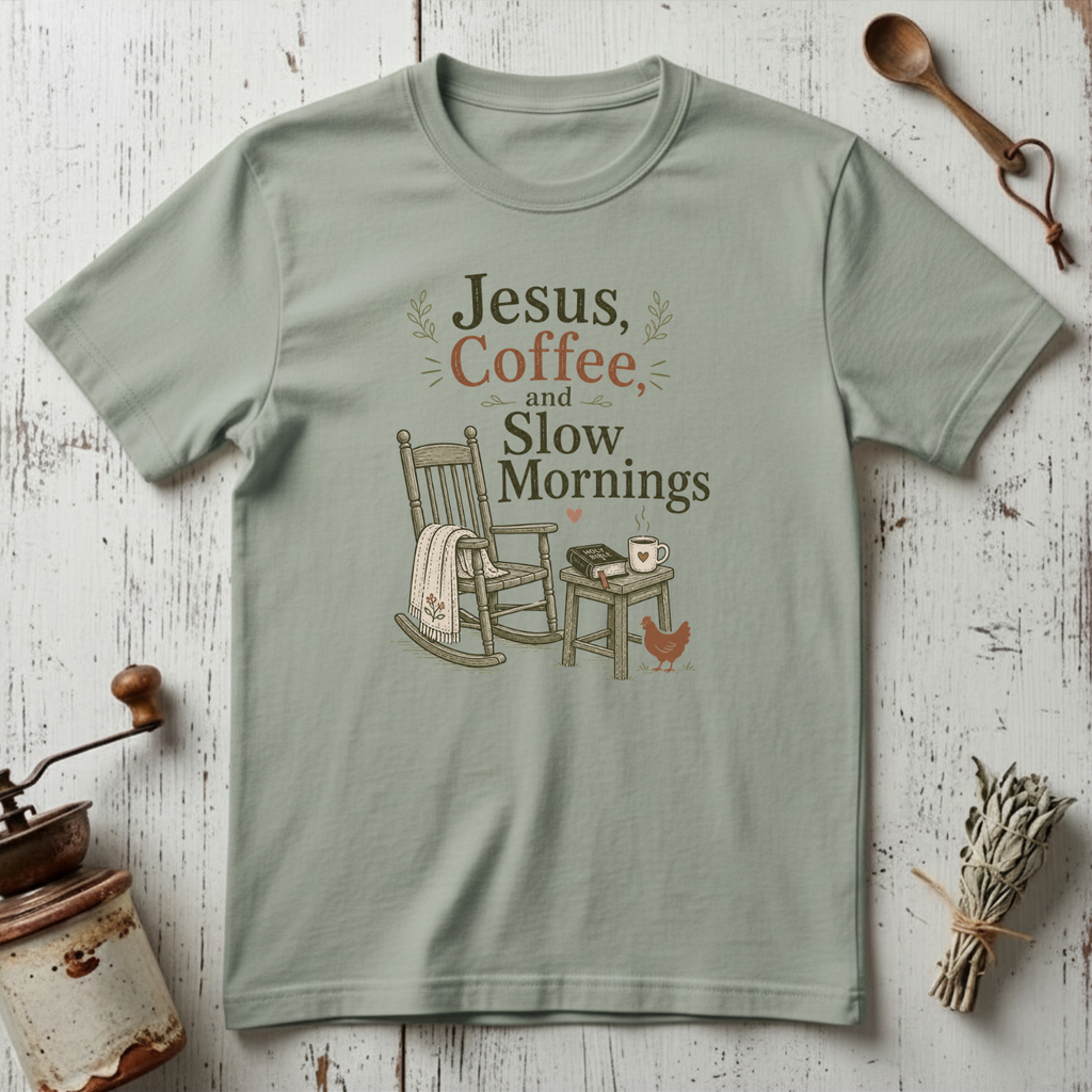 Coffee Slow Mornings T-shirt