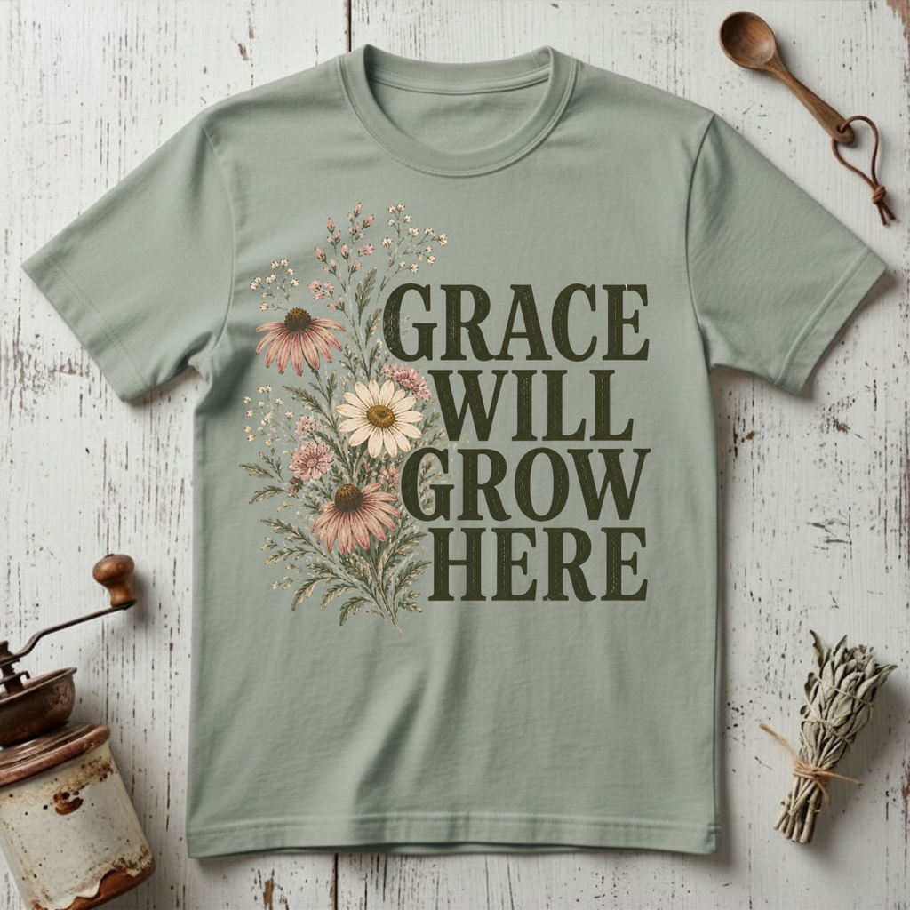 Grace Will Grow Here T-Shirt