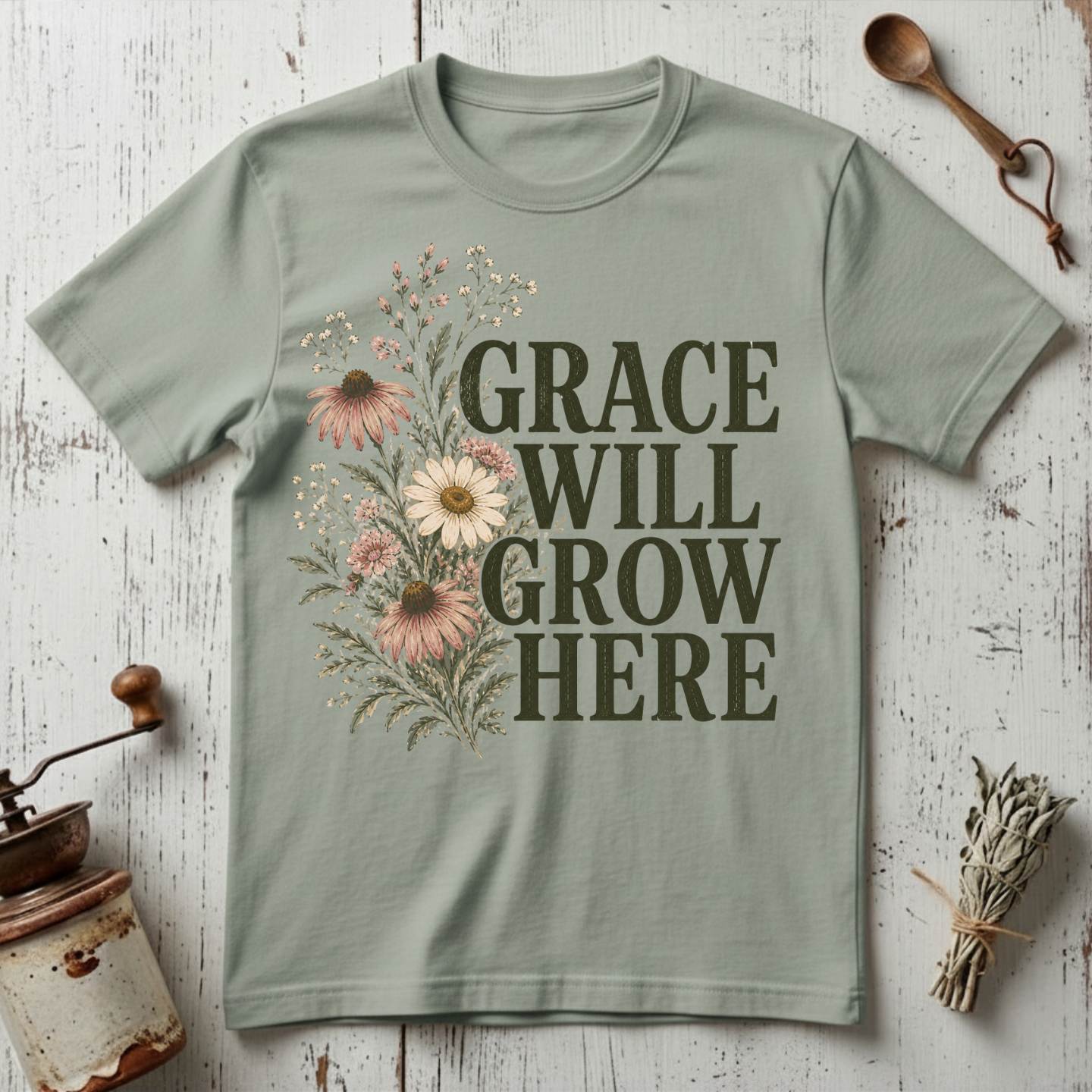 Grace Will Grow Here T-Shirt