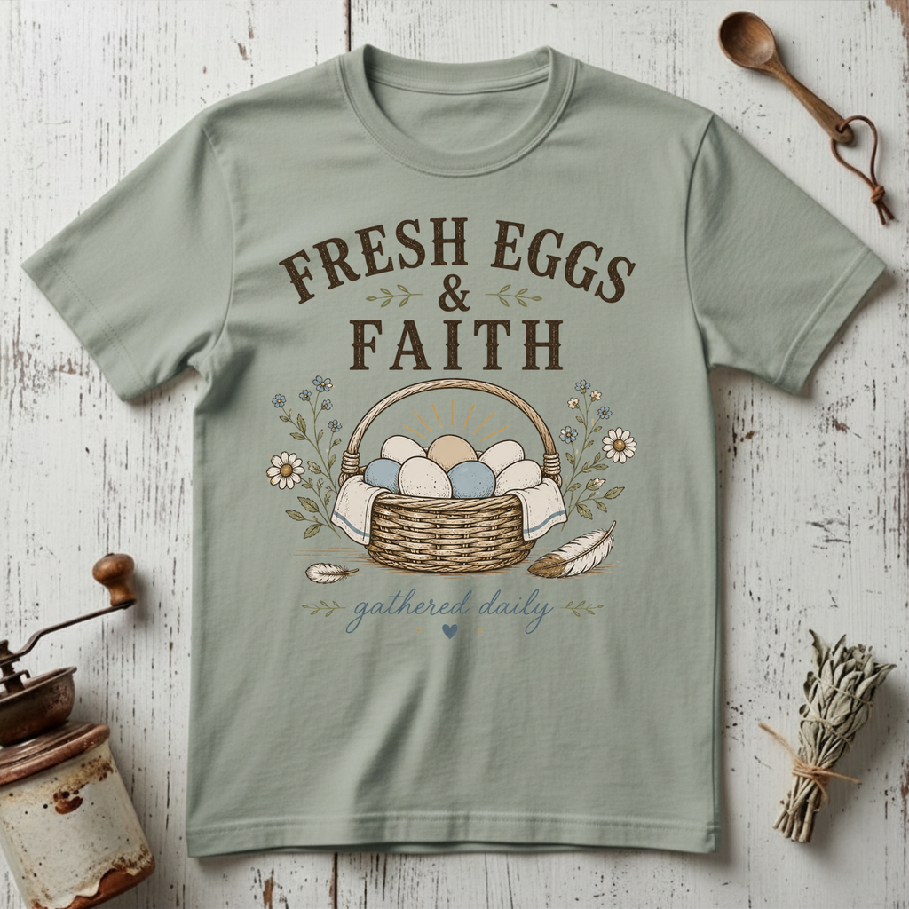 Fresh Eggs & Faith T-Shirt