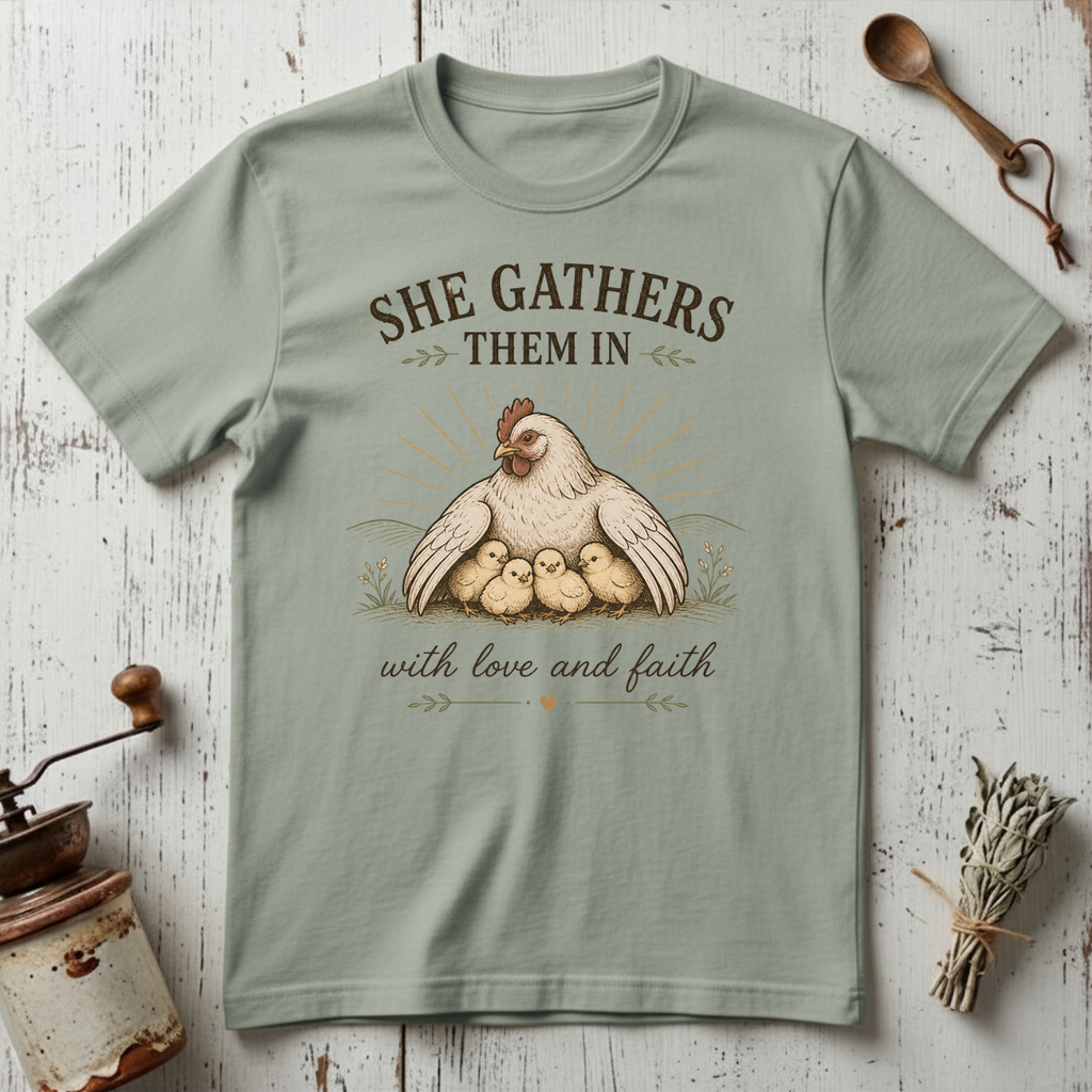 She Gathers them In T-shirt