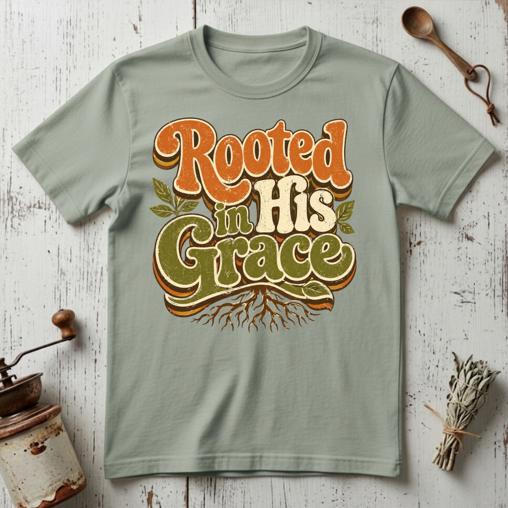 Rooted in His Grace T-shirt
