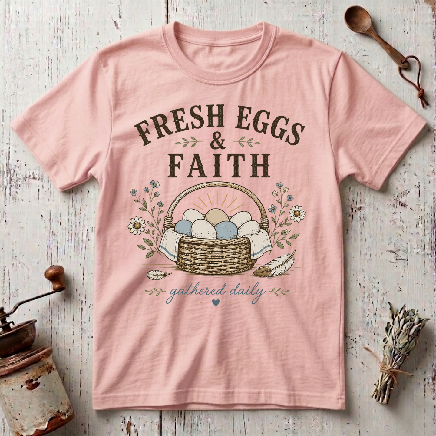 Fresh Eggs & Faith T-Shirt