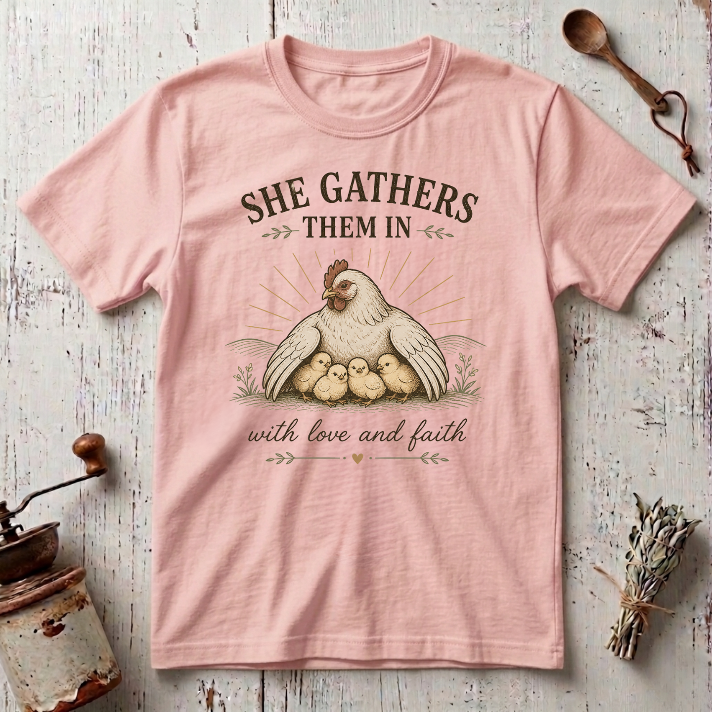 She Gathers them In T-shirt