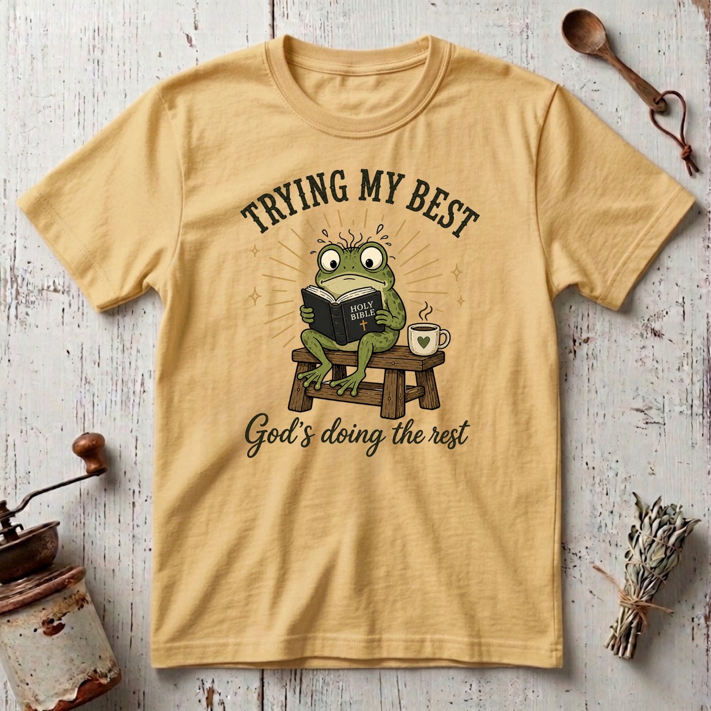 Trying my Best God's Doing the Rest T-shirt
