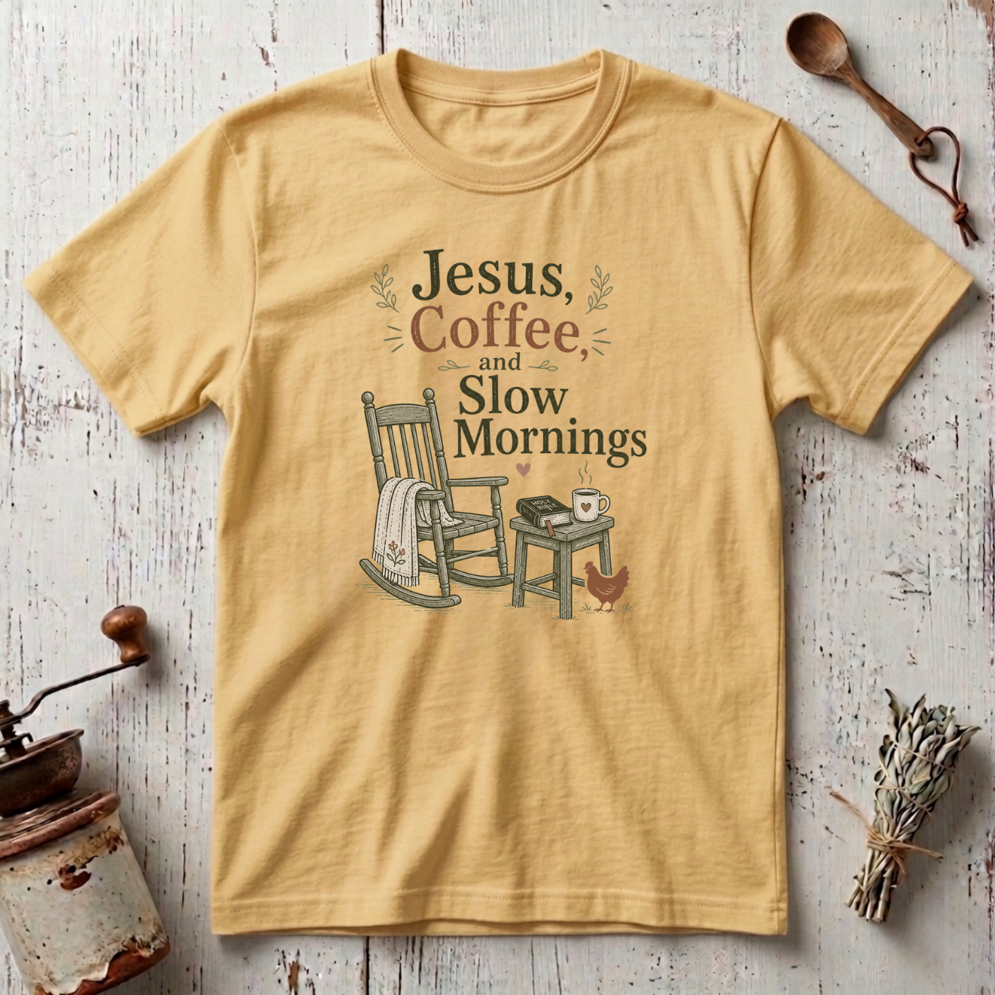Coffee Slow Mornings T-shirt