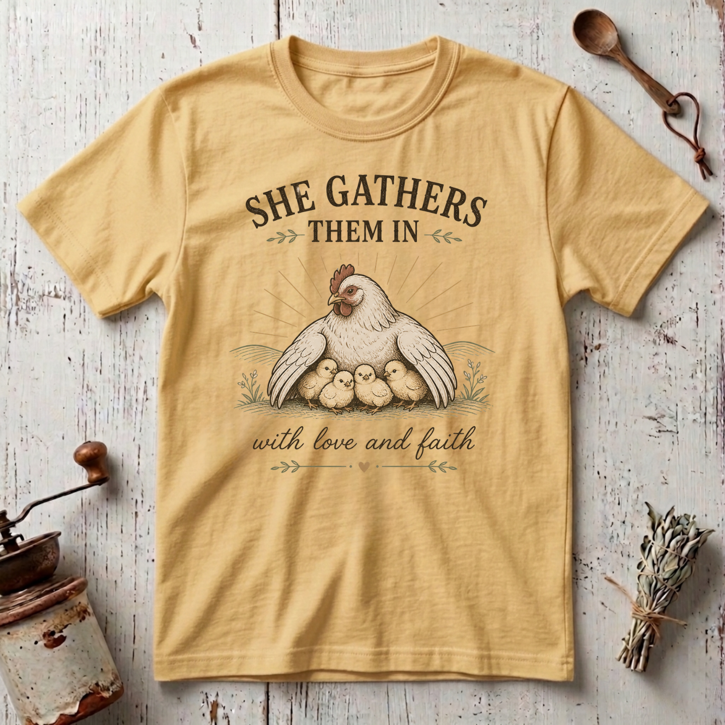 She Gathers them In T-shirt
