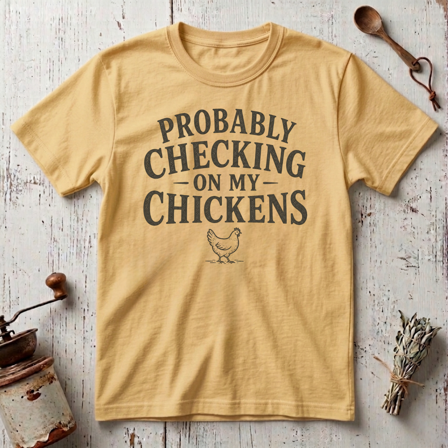 Checking Chickens T-shirt