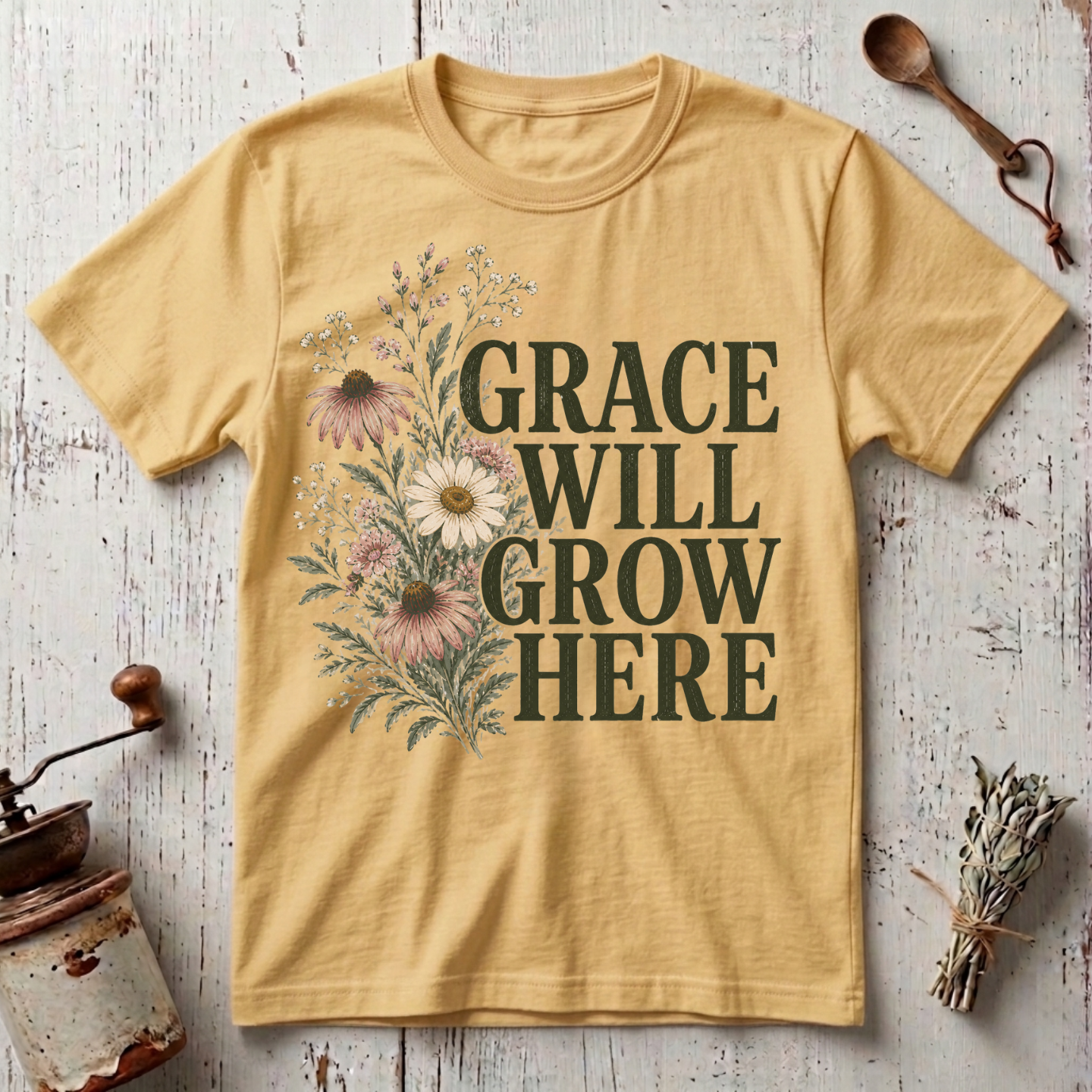 Grace Will Grow Here T-Shirt