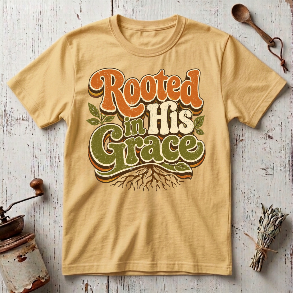 Rooted in His Grace T-shirt