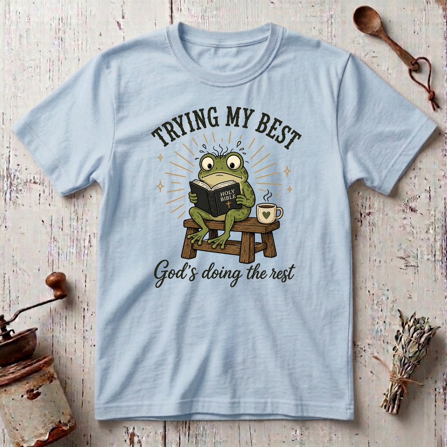 Trying my Best God's Doing the Rest T-shirt