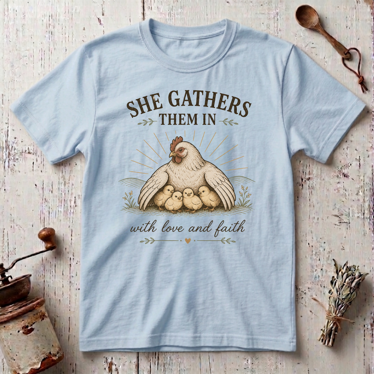 She Gathers them In T-shirt