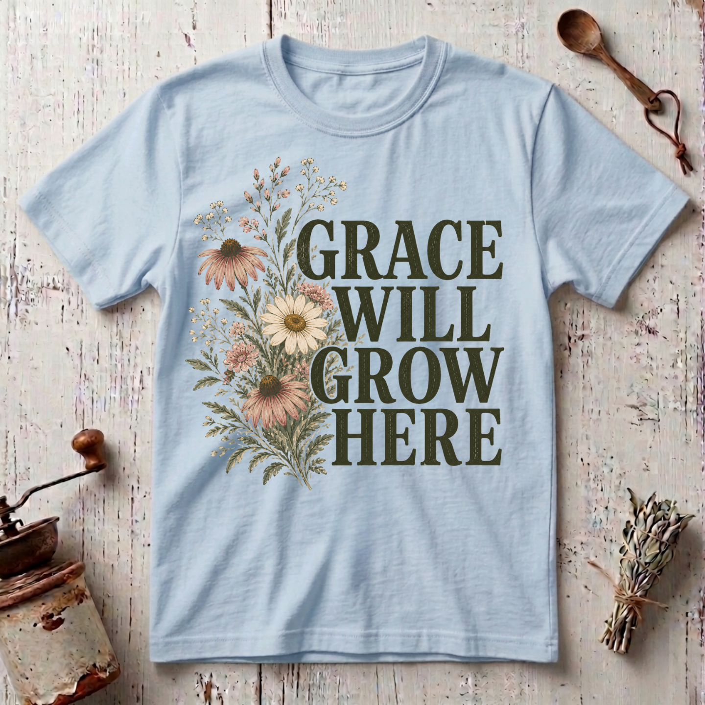 Grace Will Grow Here T-Shirt