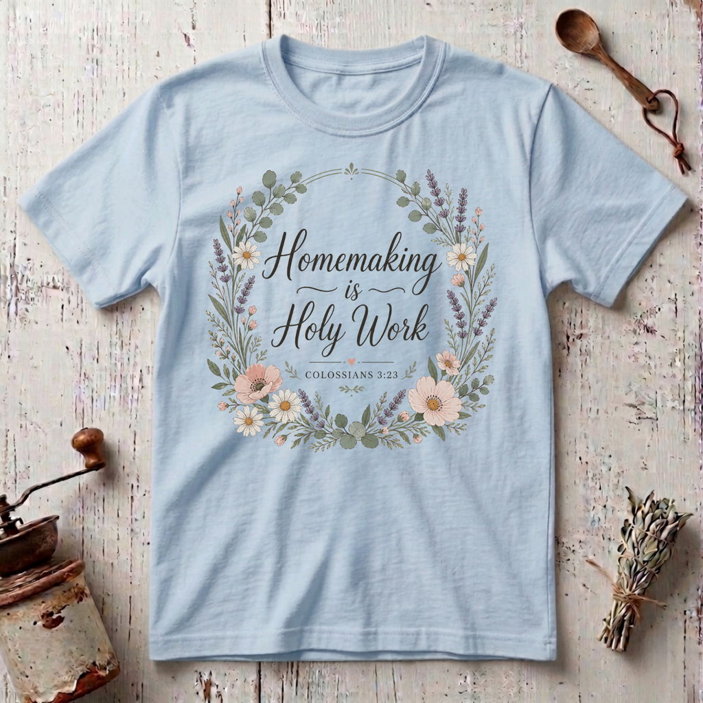 Homemaking is Holy Work T-Shirt