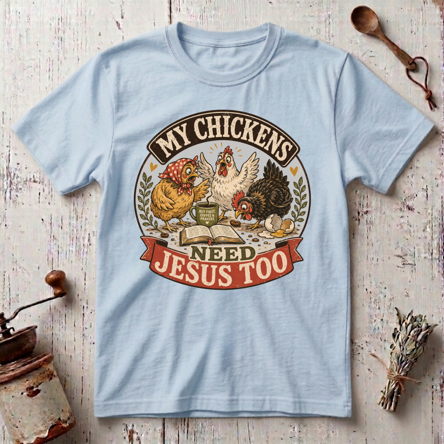 Chickens Jesus T-Shirt