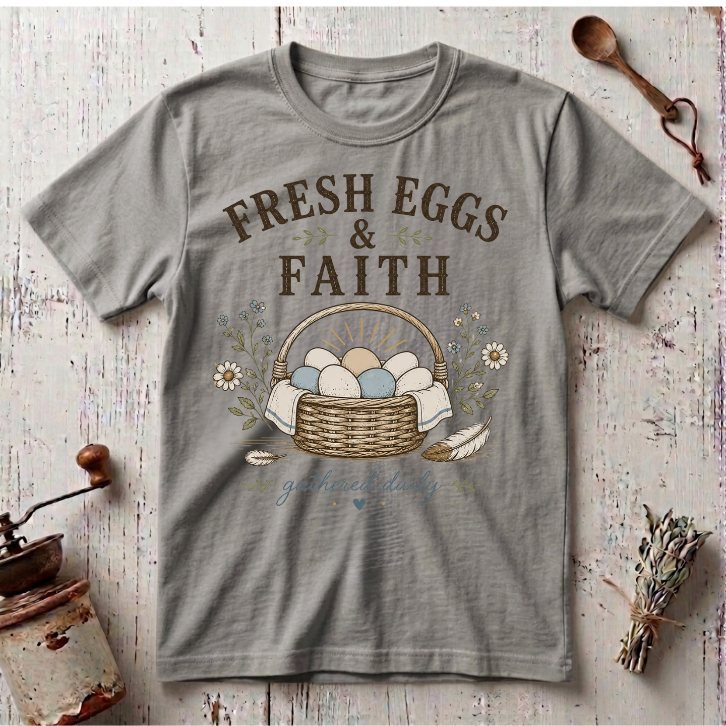 Fresh Eggs & Faith T-Shirt