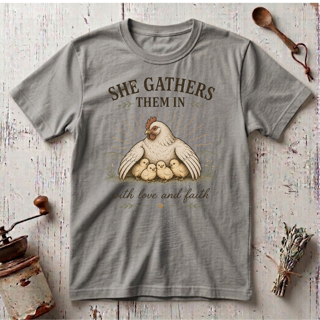She Gathers them In T-shirt