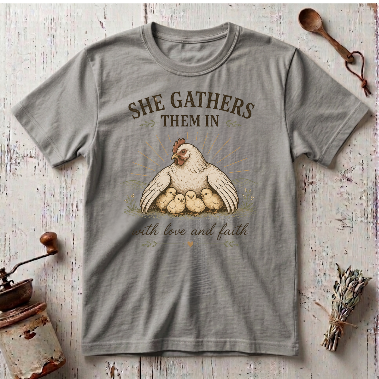She Gathers them In T-shirt