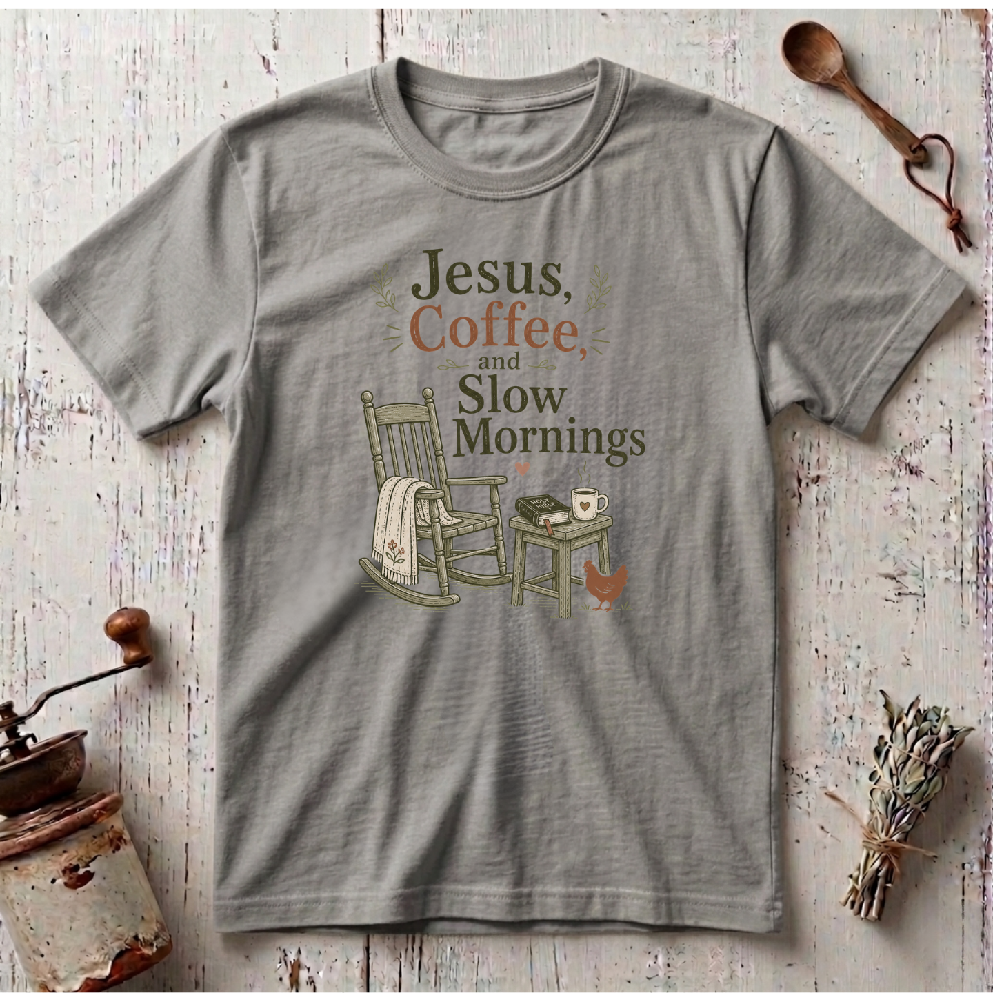 Coffee Slow Mornings T-shirt
