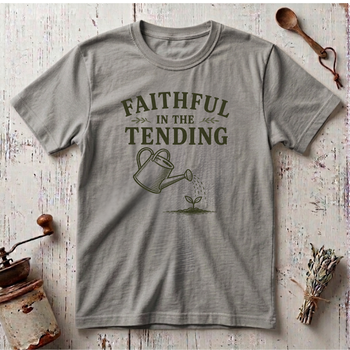 Faithful In The Tending T-Shirt
