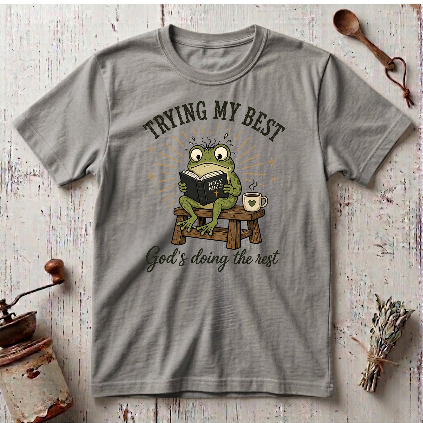 Trying my Best God's Doing the Rest T-shirt