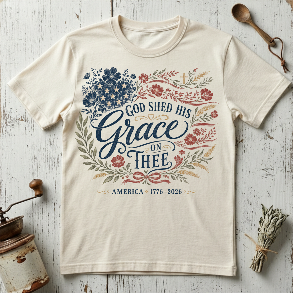 God Shed His Grace on Thee T-Shirt