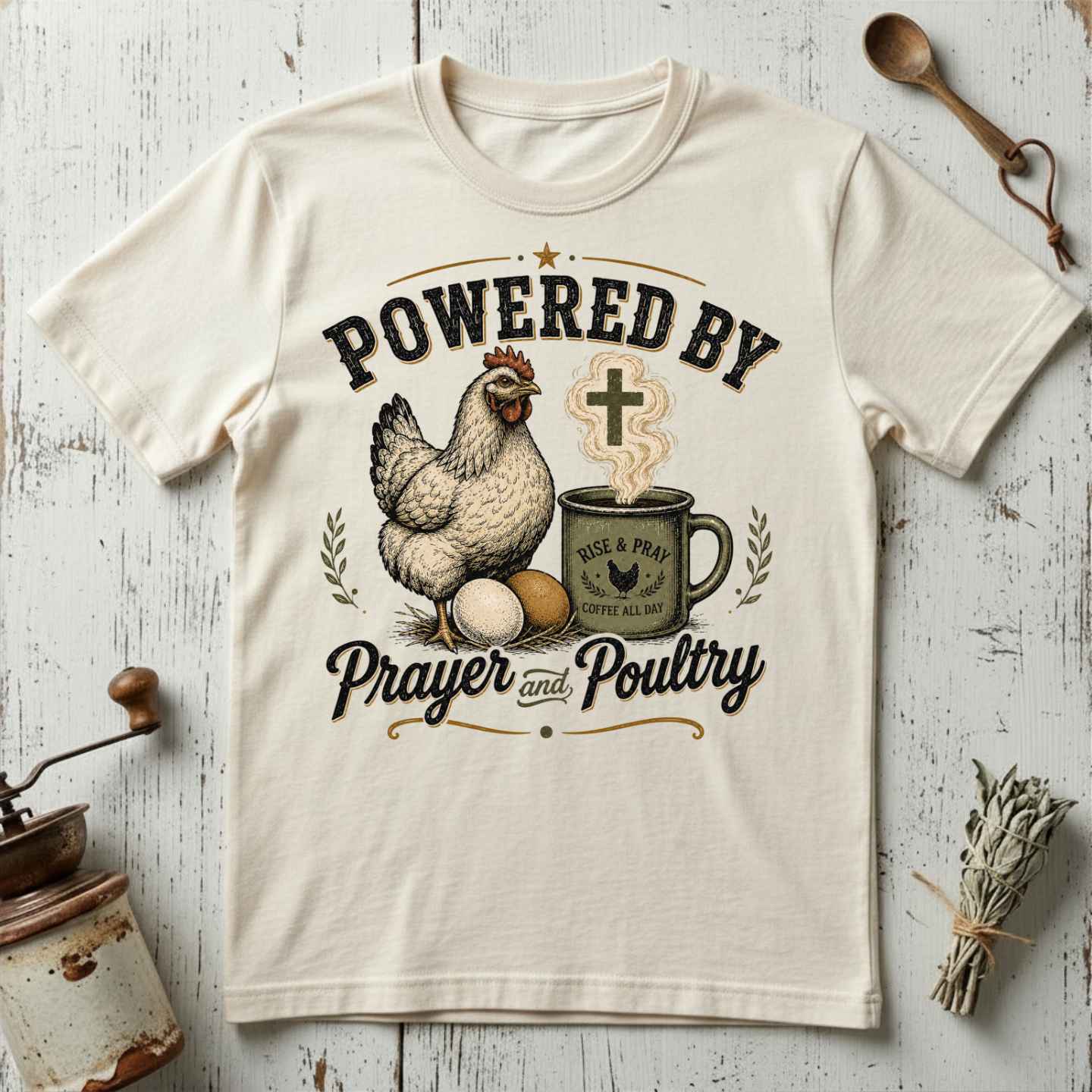 Prayer & Poultry T-Shirt
