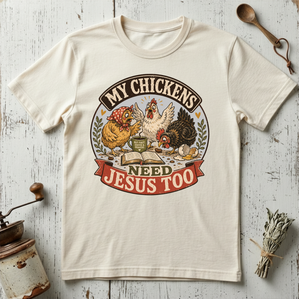 Chickens Jesus T-Shirt
