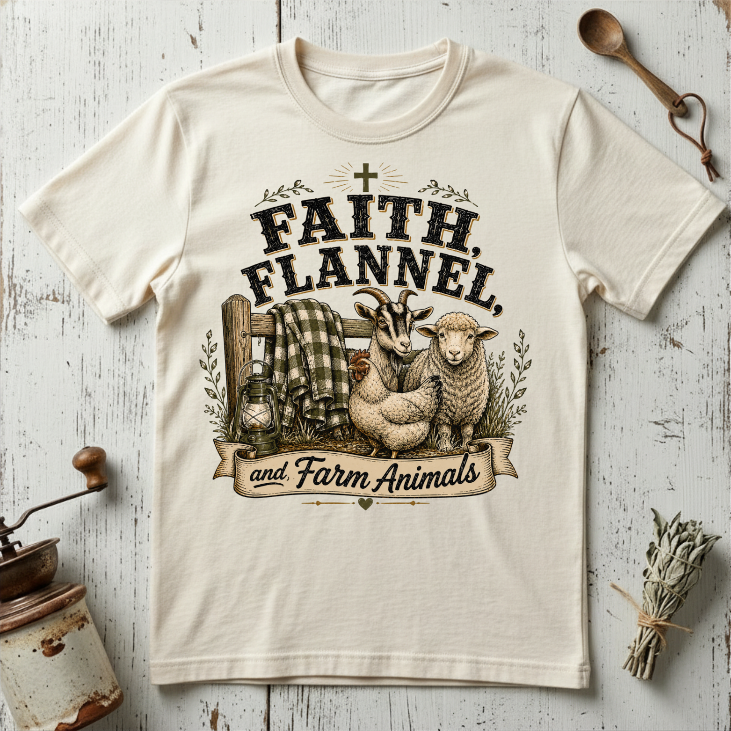 Faith and Flannel T-Shirt