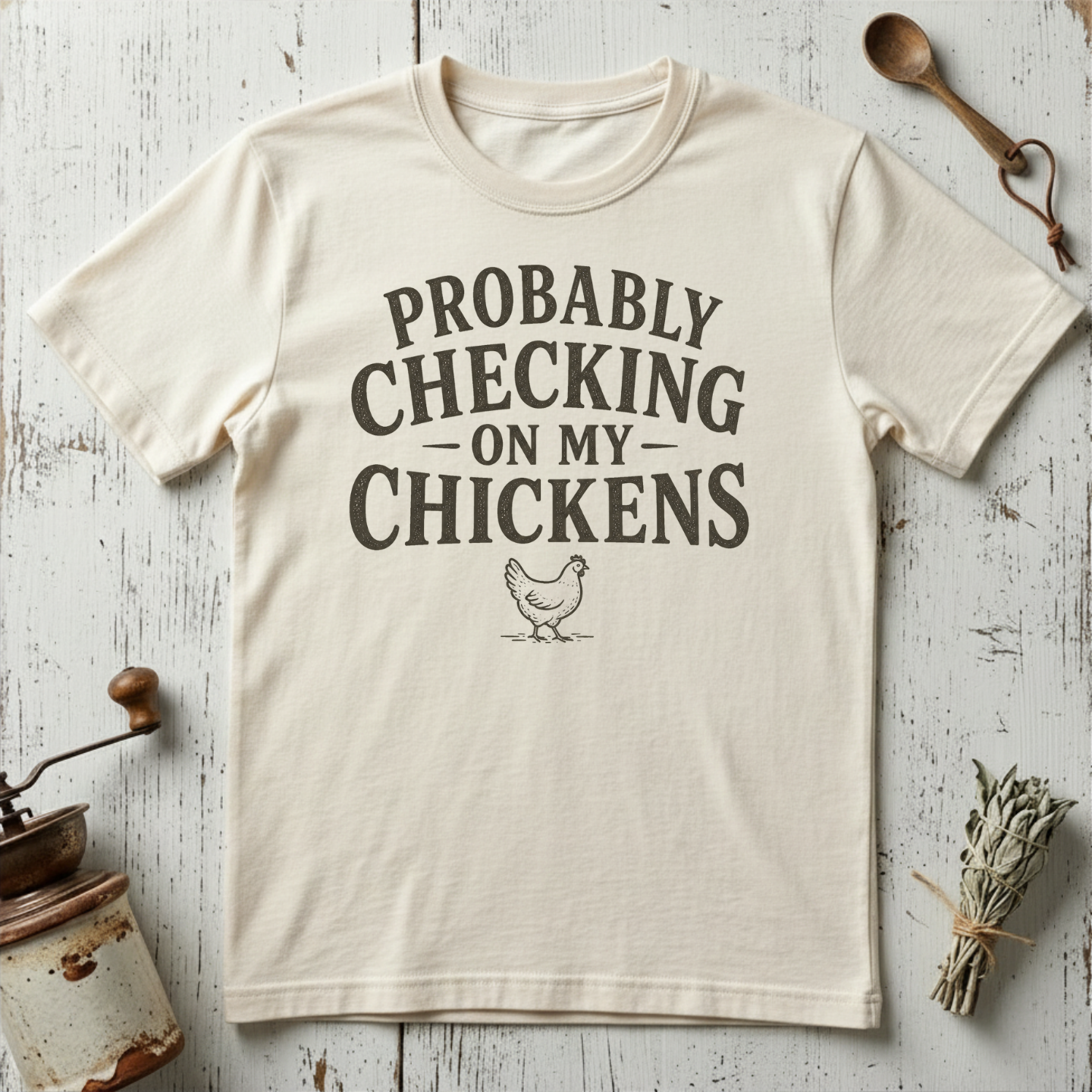 Checking Chickens T-shirt
