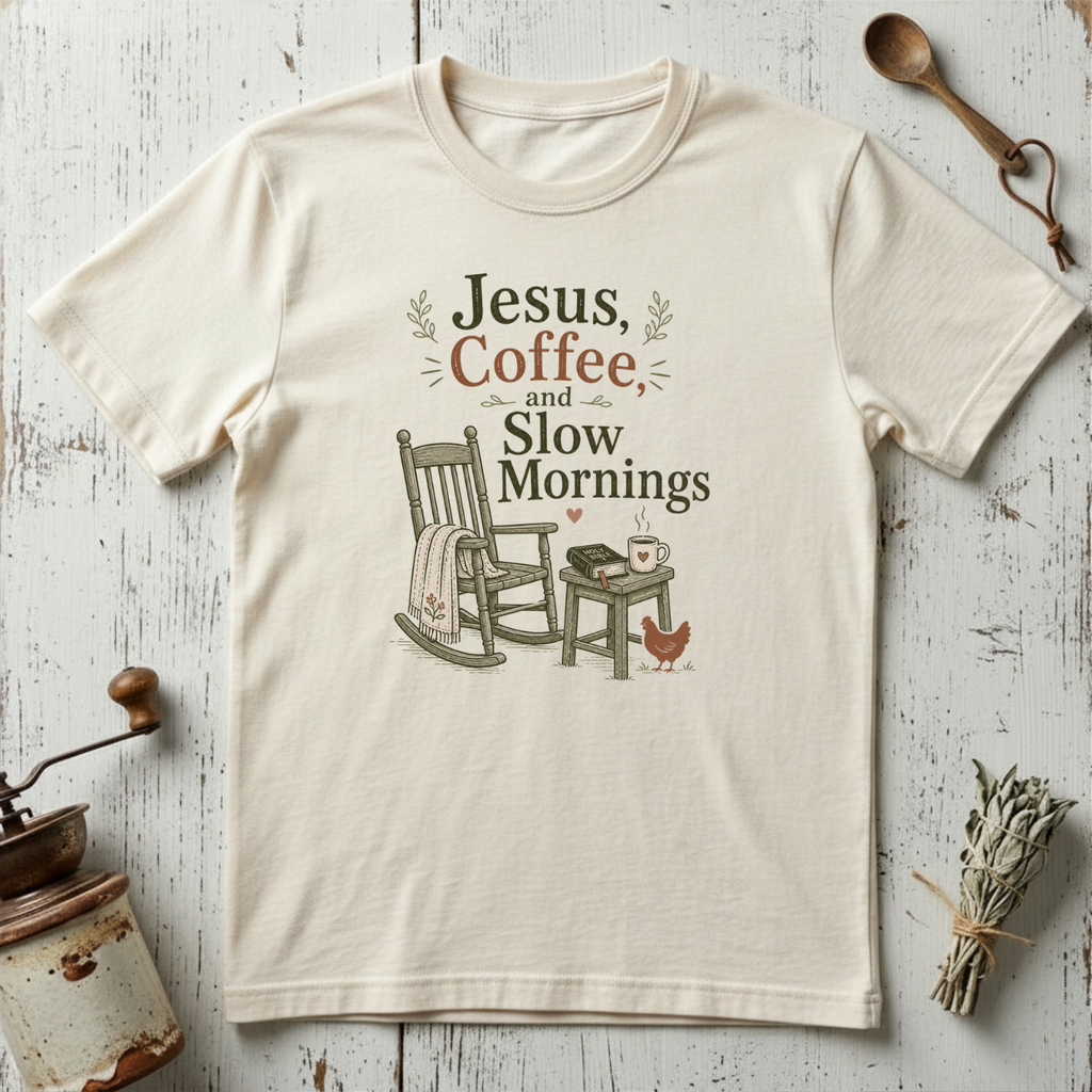 Coffee Slow Mornings T-shirt