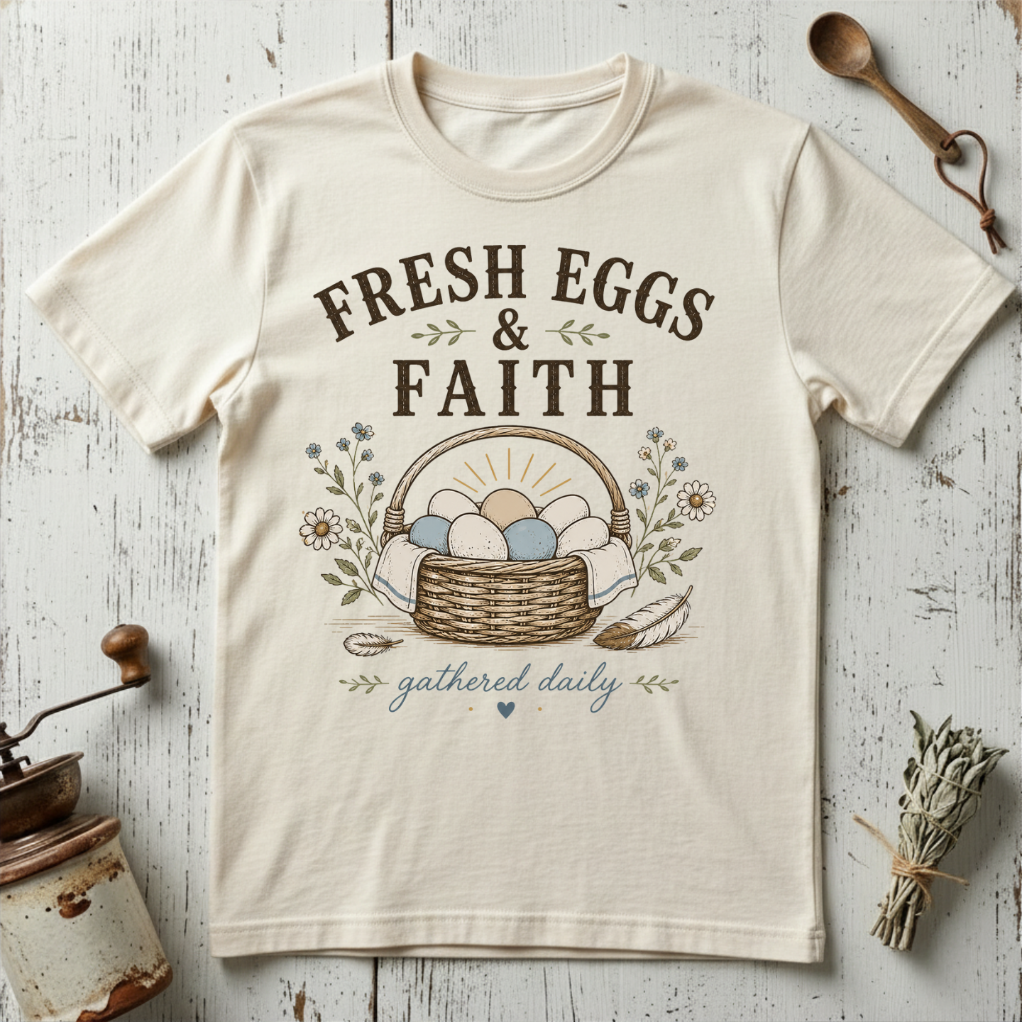 Fresh Eggs & Faith T-Shirt