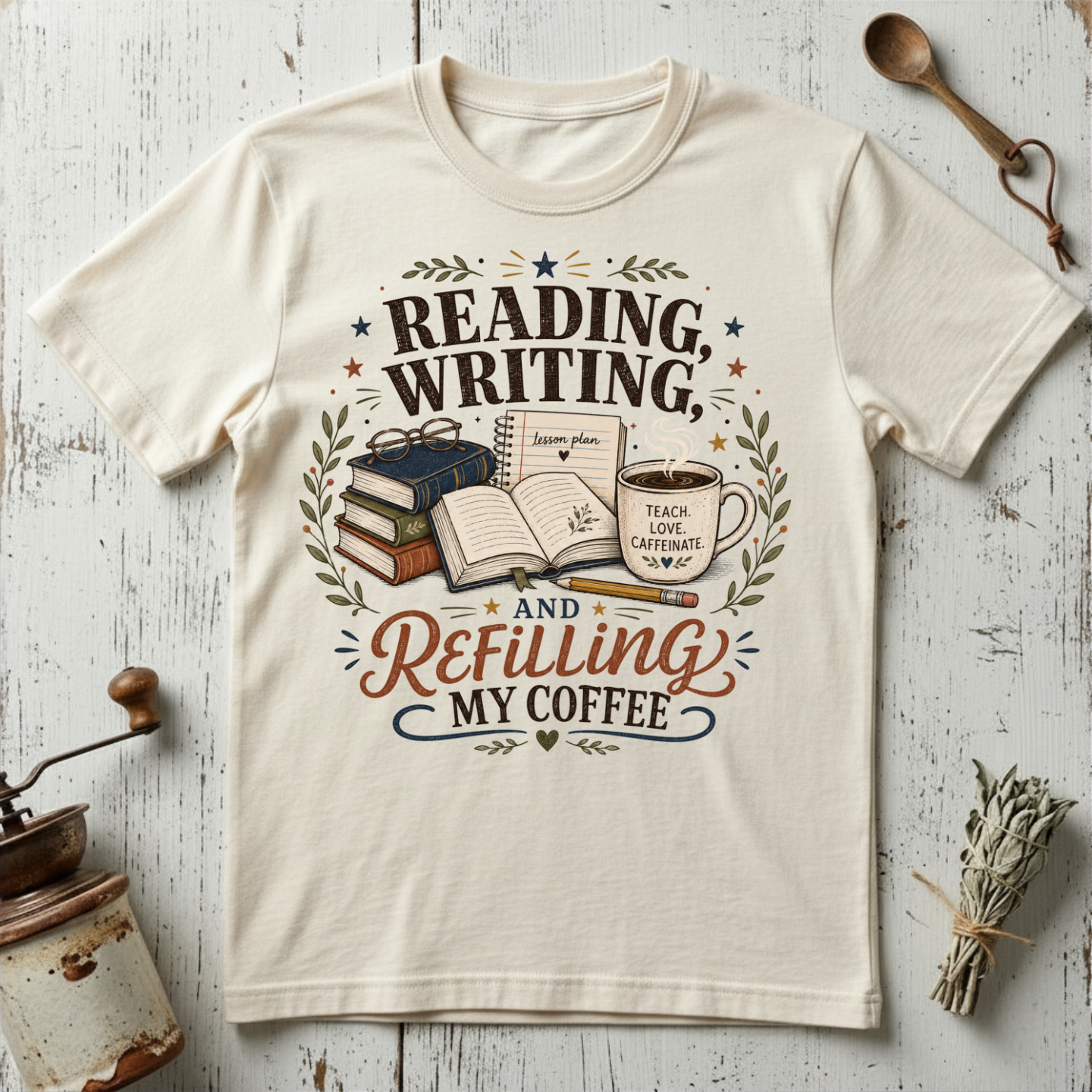 Reading Writing T-Shirt
