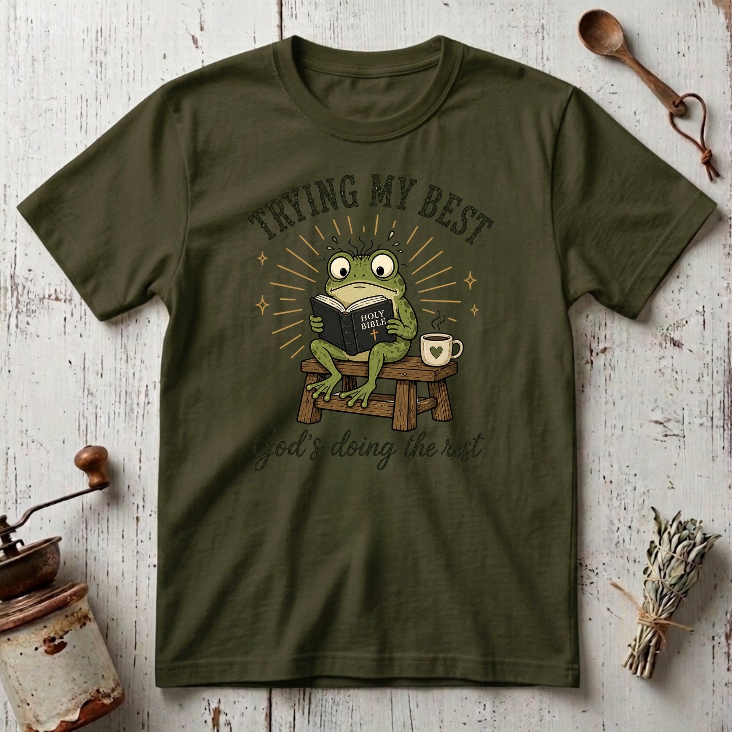 Trying my Best God's Doing the Rest T-shirt