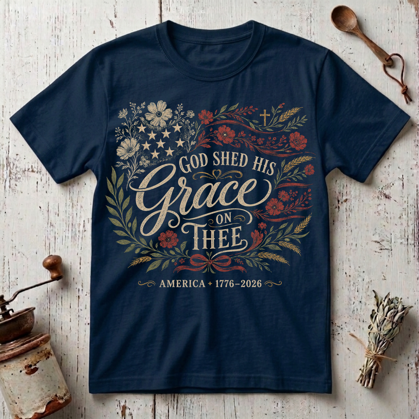 God Shed His Grace on Thee T-Shirt