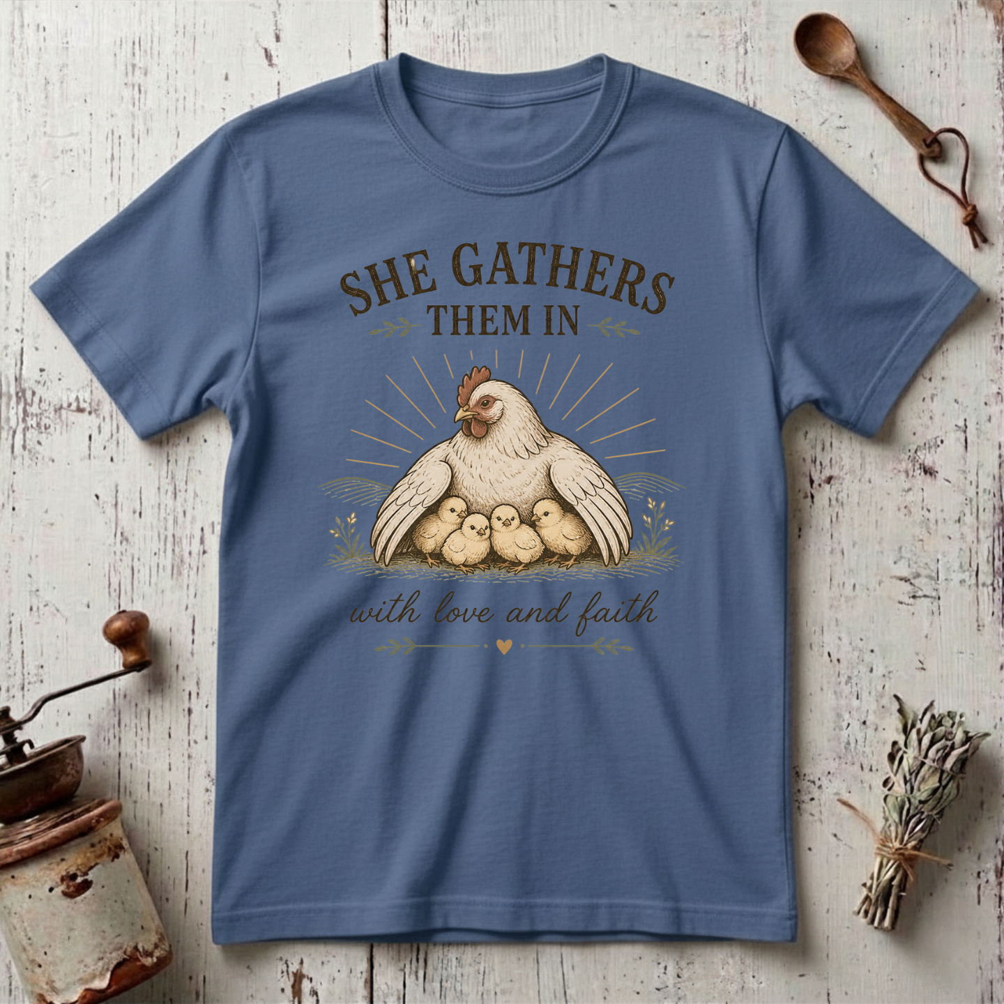 She Gathers them In T-shirt