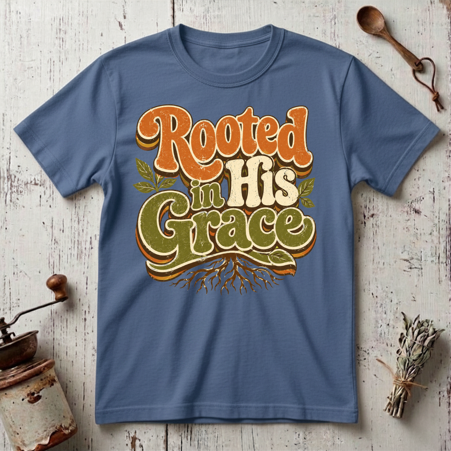 Rooted in His Grace T-shirt