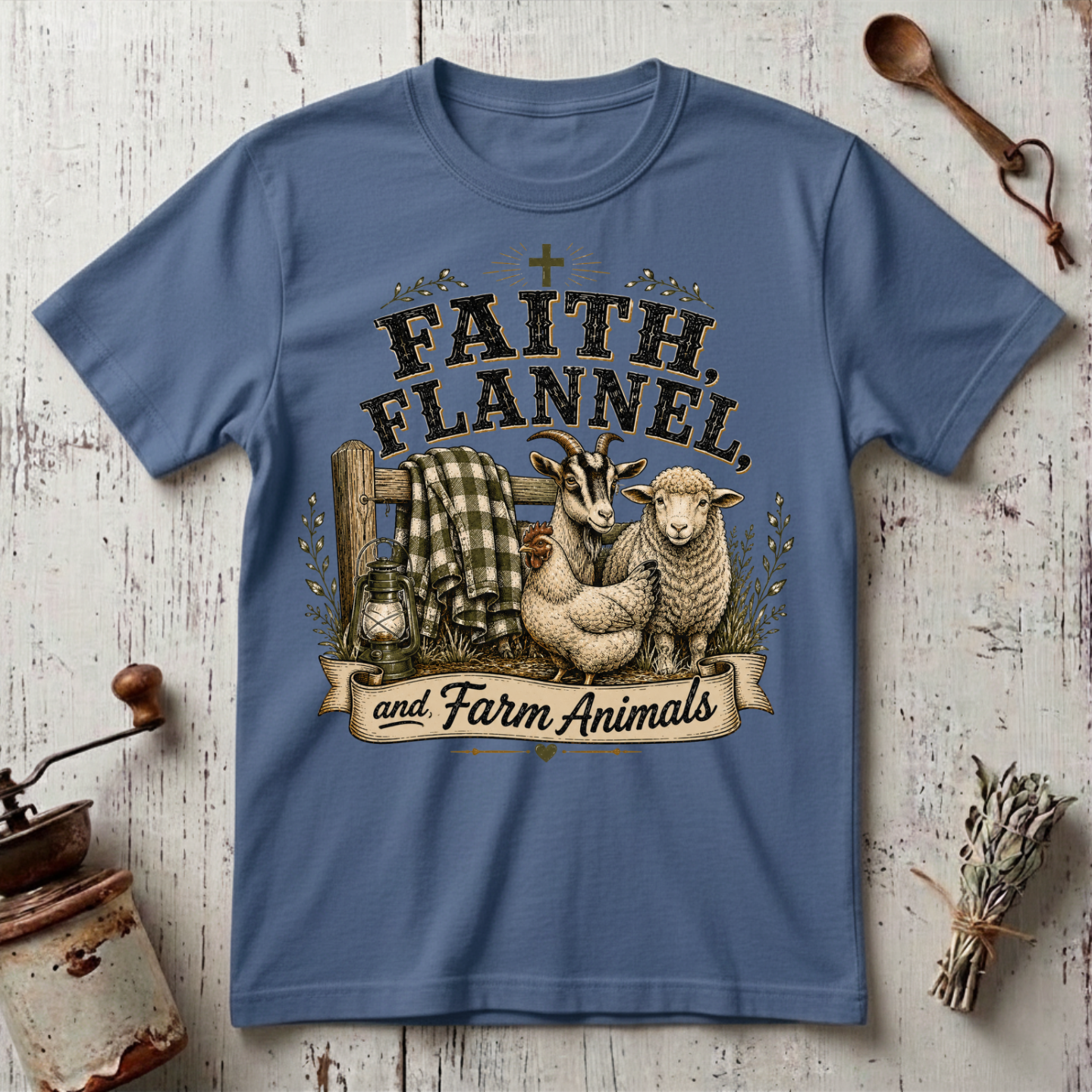 Faith and Flannel T-Shirt