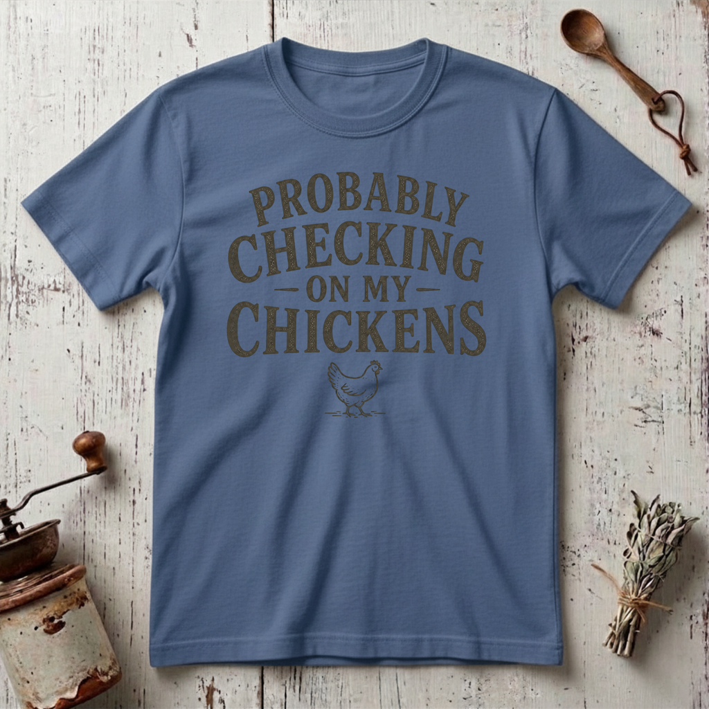 Checking Chickens T-shirt