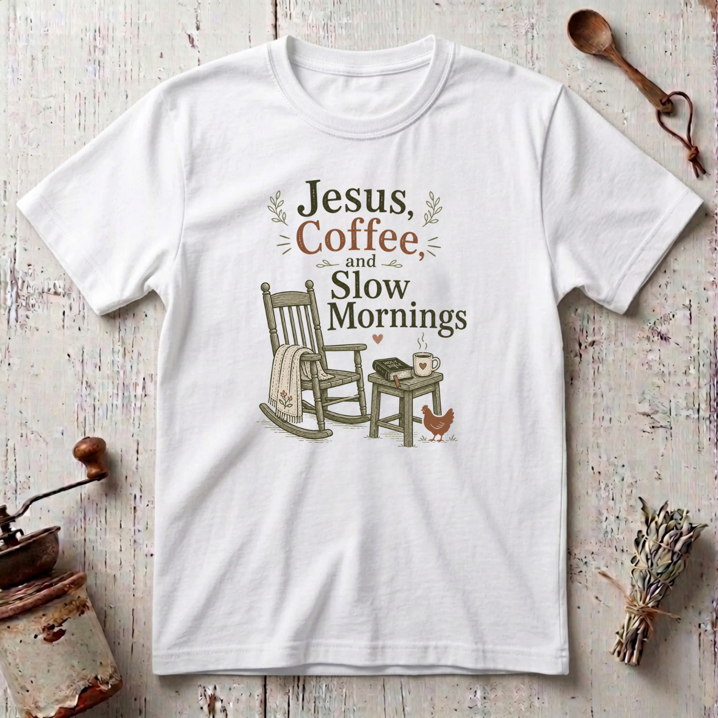 Coffee Slow Mornings T-shirt