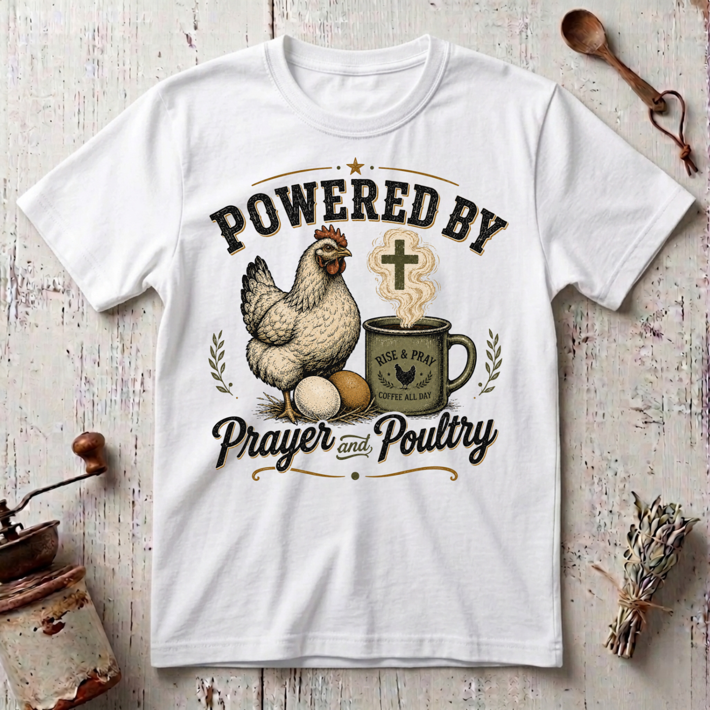 Prayer & Poultry T-Shirt