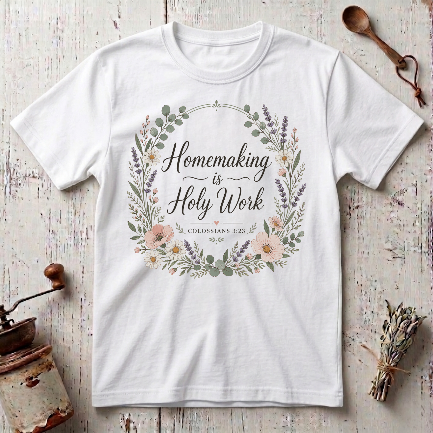 Homemaking is Holy Work T-Shirt