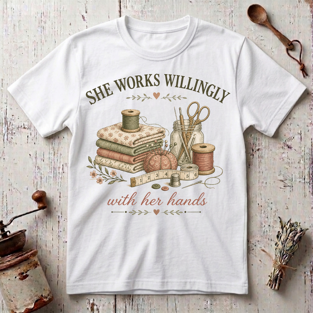 She Works Willingly T-shirt