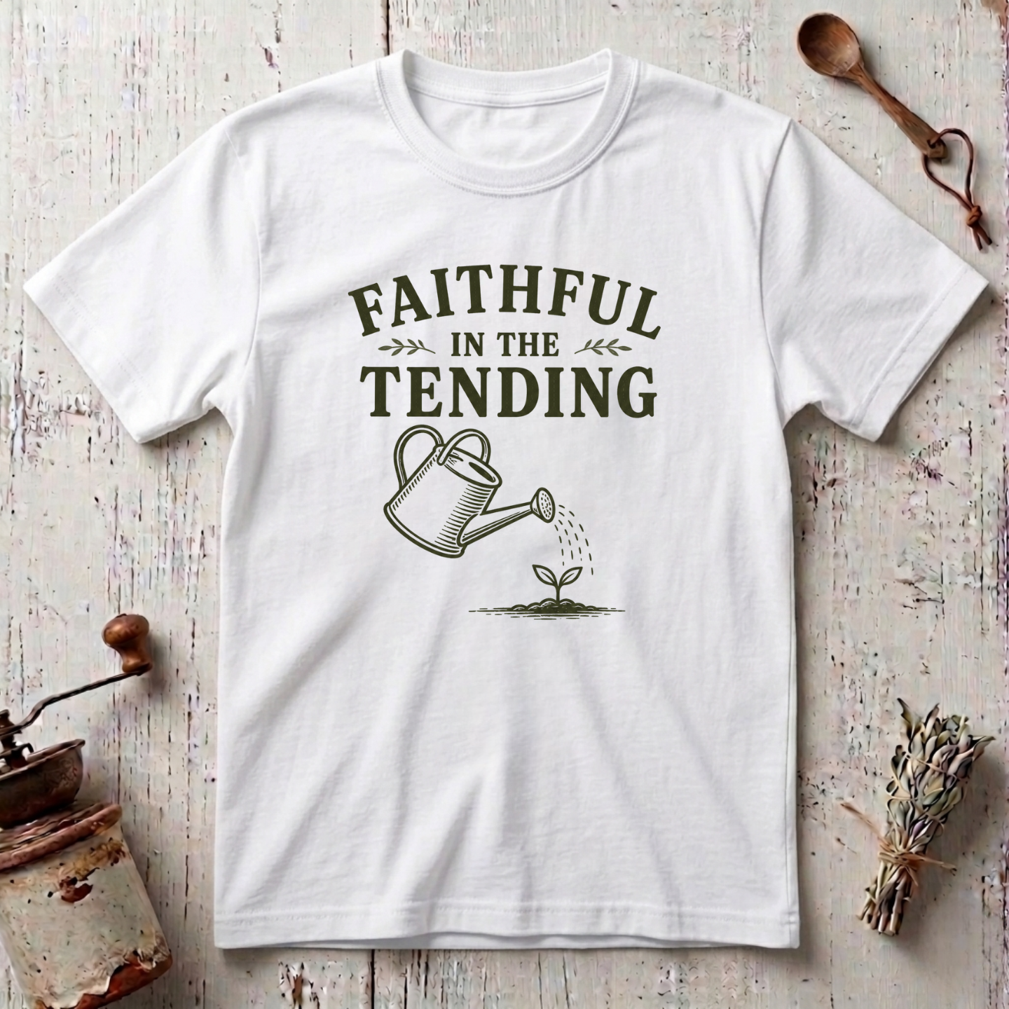 Faithful In The Tending T-Shirt