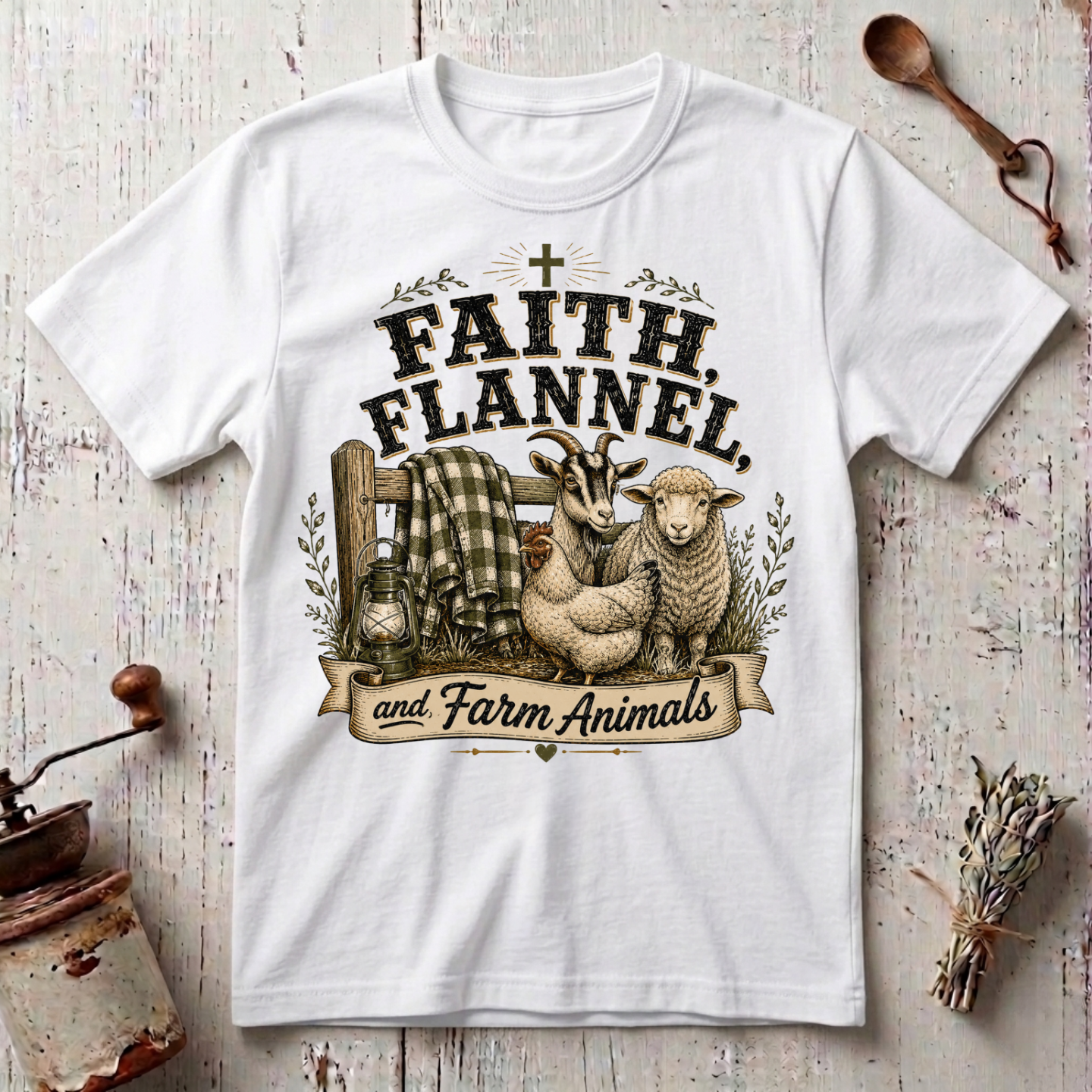 Faith and Flannel T-Shirt